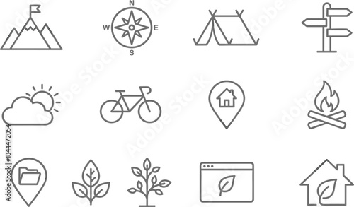 Set of four black silhouettes showing male and female head and shoulder profiles, isolated on a white background, symbolizing human identity, communication, user avatars, and side views.