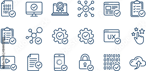 Set of three engineer silhouettes; construction worker in hard hat, site manager, planning inspection vector, isolated black on white.