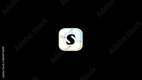 Iconic web power button symbol design vector illustration
