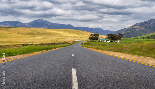 Scenic road from Hermanus to Cape Agulhas, Garden Route, South Africa, Africa 