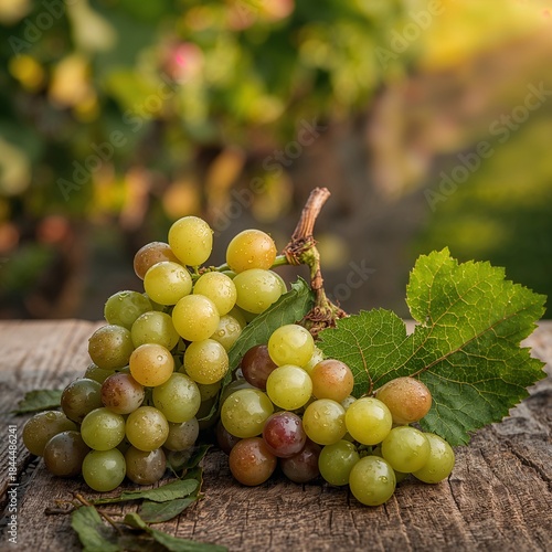 Fresh Plump Green and Black Grapes - Mixed Grape Cluster Green and Black Grape Bunch - Fresh Plump Grapes Mixed Grape Cluster - Fresh Green & Black Grapes