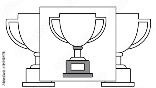 Three Trophies Awarded for Achievement and Success.