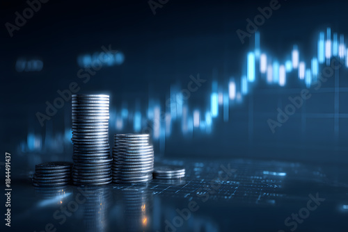 Coin Stacking and Financial Charts