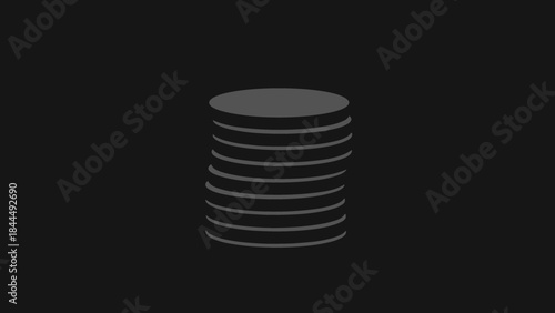 Stack of coins representing financial wealth and investment.