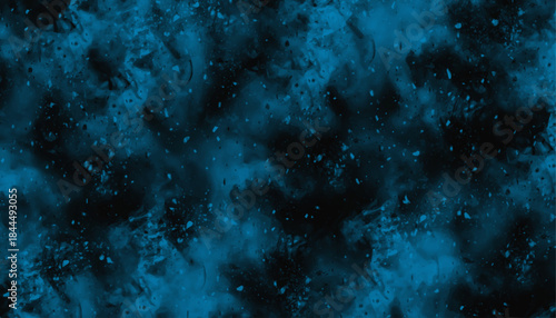 Vibrant yellow and emerald gradient, Electric blue frost illustration,