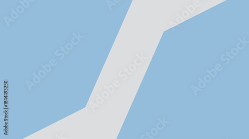 Hand with a blue glove holding an airplane contrail in the clear blue sky