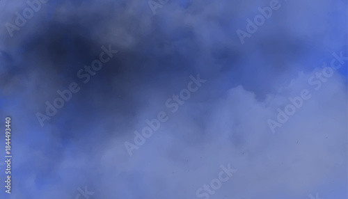 Blurry night sky texture or a dramatic, out-of-focus cloudscape backdrop. Minimalist stormy blue and indigo gradient wallpaper with soft, foggy transitions.