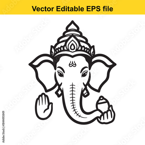 Illustration of lord ganesha