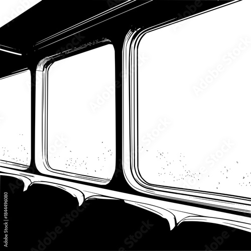 Ever feel like you're just watching the world go by? these train windows capture that perfectly! share if you agree