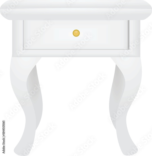 Home chest of drawers. vector