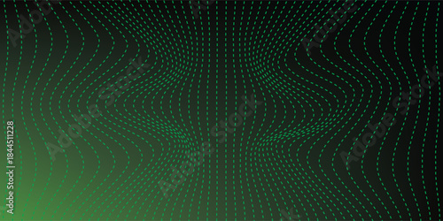 Abstract black background and green ball,eps.10