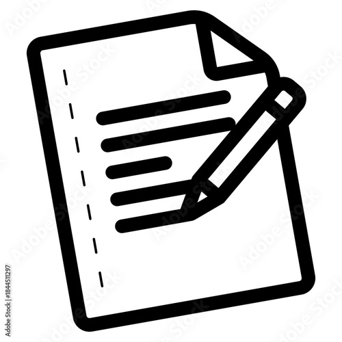 writing letter review icon