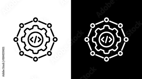 Api Integration With Icon Set Design