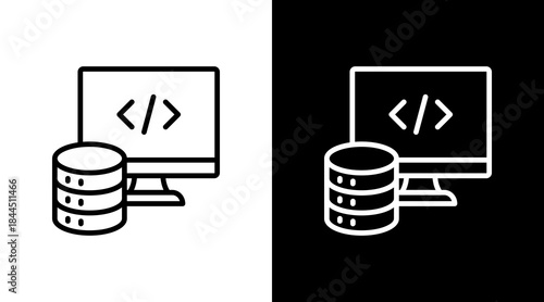Backend Logicp With Icon Set Design