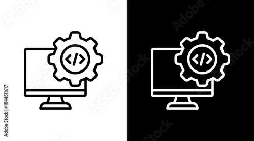 Dev Environment With Icon Set Design