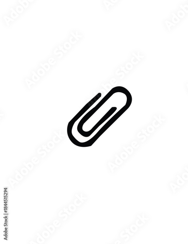 paper clip on white background