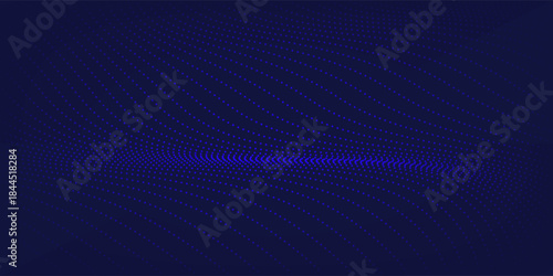 Blue wavy halftone background. pop art sports style dots. modern dots, vector illustration.