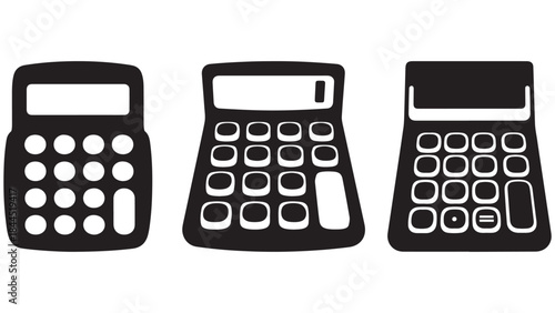 Retro Calculator with Oversized Buttons for Vintage Accounting and Manual Ledger Work