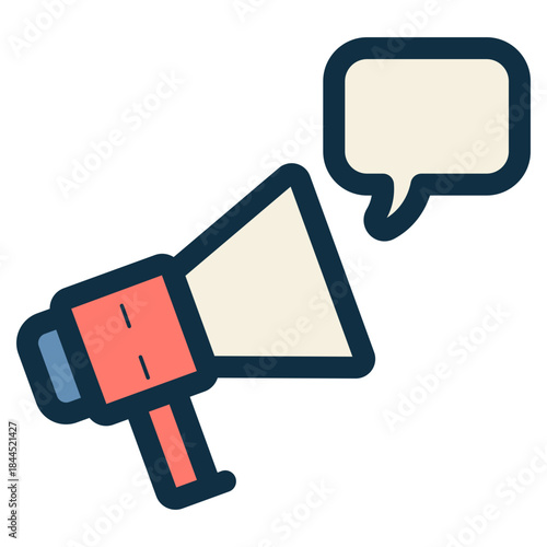 megaphone bullhorn marketing promotion icon