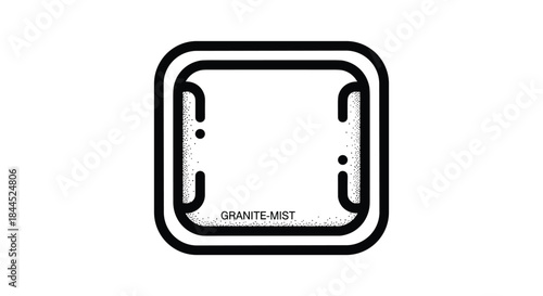 Granite mist square icon