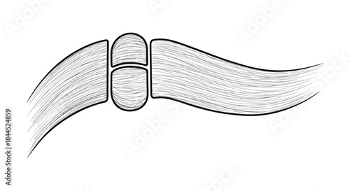 Detailed illustration of a mechanical coupling