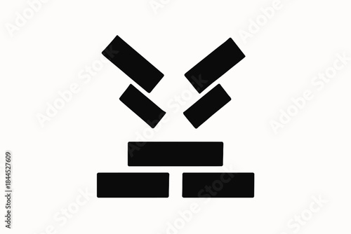 Clean geometric Réunion Abolition of Slavery design expressing freedom and dignity through calm abstract release forms