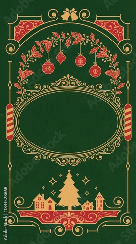 A Festive Christmas Card wi...