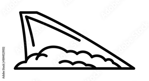 Iron resting on surface with steam