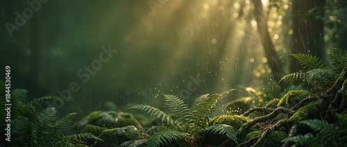 Sunlight streams through th...