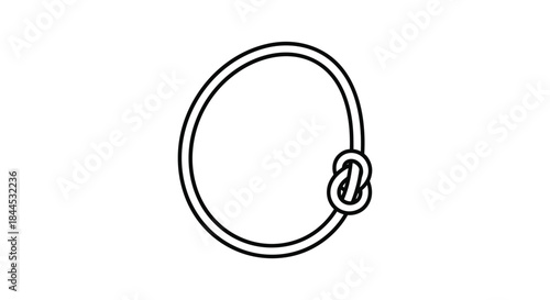 Simple ring illustration with loop