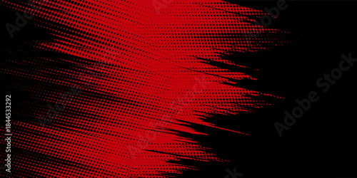 Halftone dots red and blue color pattern gradient grunge texture background. Dot pop art comic sport style vector illustration. grunge vector dots vector eps 10