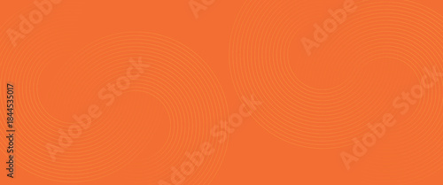 Minimal geometric background. Orange elements with fluid gradient. Dynamic shapes composition. vector ilustration.