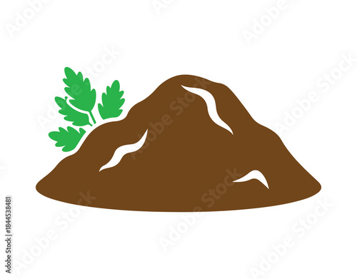 Herbal Powder Icon. The icon showcases a colorful design with a white background.
