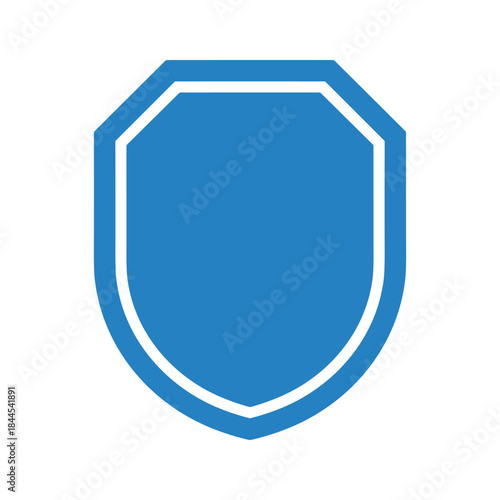 Blue shield icon representing protection and security