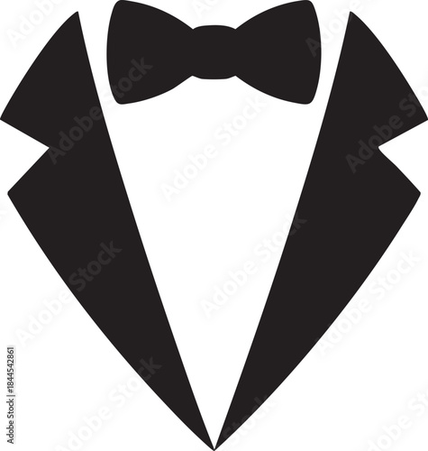 Black and white of a simple dress with puffed sleeves and a fitted bodice