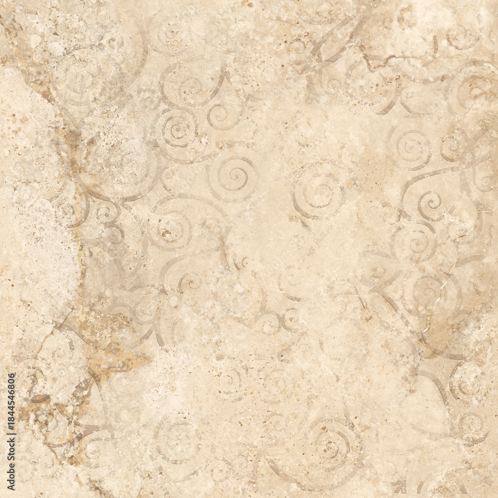 Fototapeta premium distressed beige stone marble background
