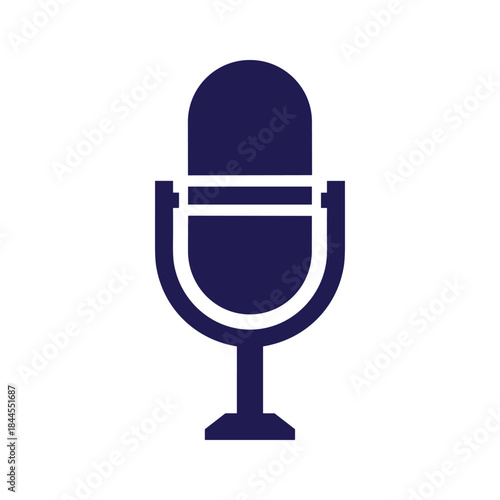 Wallpaper Mural Microphone icon on white background Torontodigital.ca