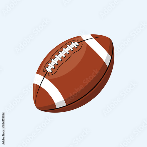 Illustrated football isolated on transparent background