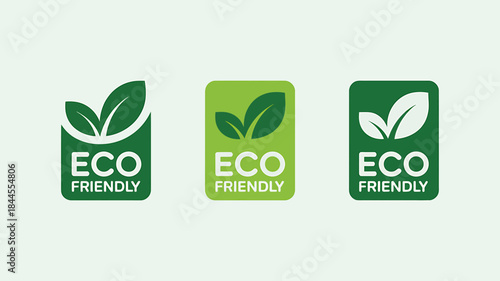EcoFriendly Logos Collection with Green Leaf Designs