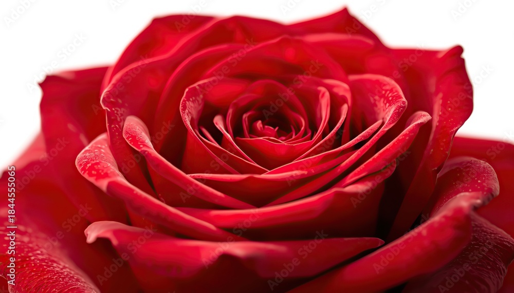Fototapeta premium Luxurious Close-up of Deep Velvety Red Rose Bouquet - Romantic and Passionate