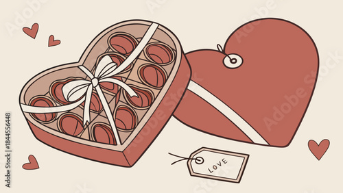 heart with floral ornament