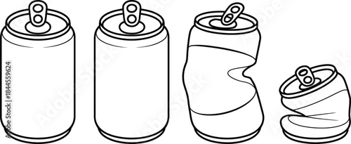 Aluminum Can Recycling Stages