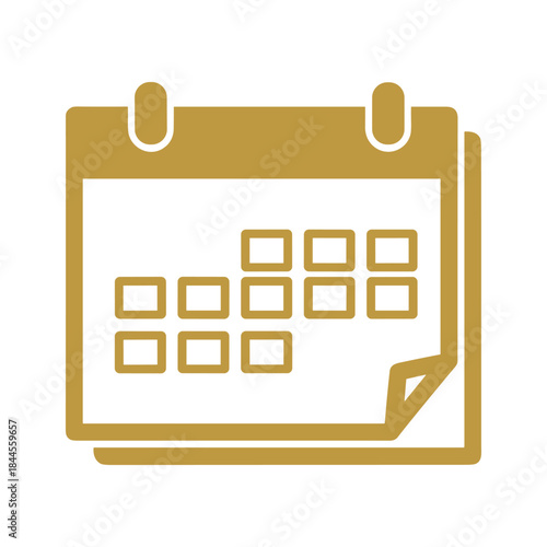 Calendar icon representing scheduling and planning