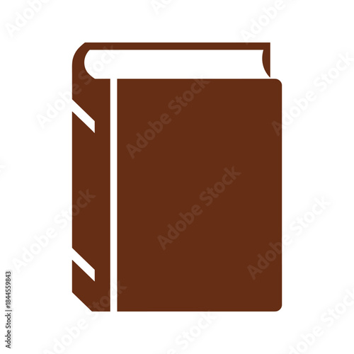 Brown book icon
