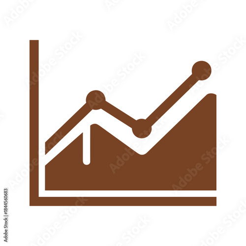 Graph showing increasing trend with fluctuations