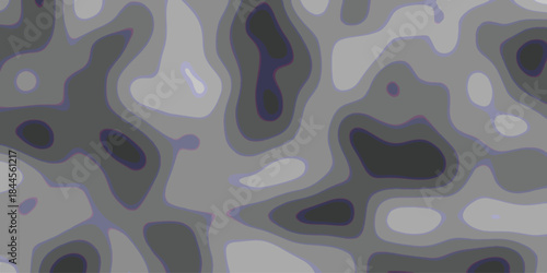 Abstract topographic contour map pattern in shades of gray and purple with smooth, organic shapes and layered contours suggesting elevation or depth
