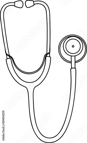 Essential Medical Instrument Stethoscope Healthcare Icon