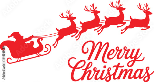 Christmas Sleigh Santa