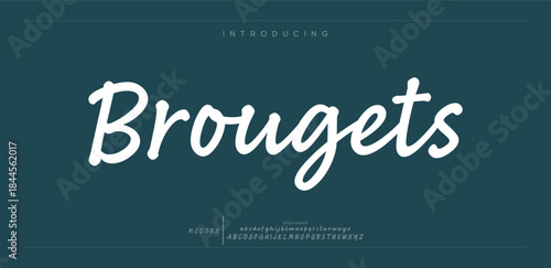 creative modern stylish calligraphy letter logo design