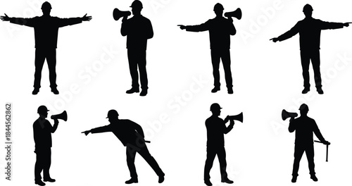 business people silhouettes